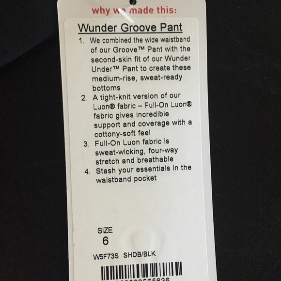 Lululemon Wunder Groove Pant
Shine Dot - Picture 6 of 7